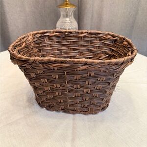 New Concord Front Mount Brown Vinyl Bicycle/Scooter Basket